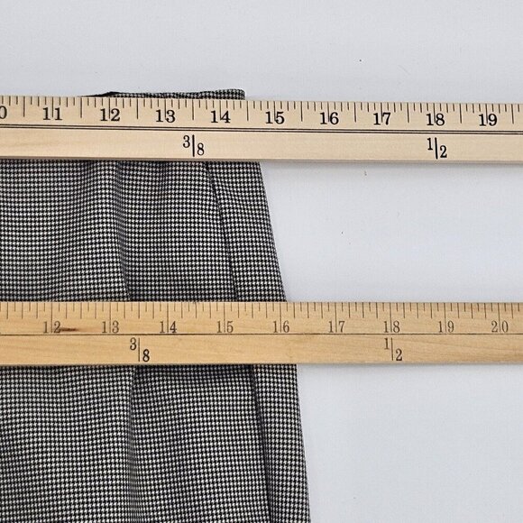 Rag & Bone Simone Houndstooth Plaid Pant Black/Beige Women’s 10 Preppy Academia - Picture 9 of 11